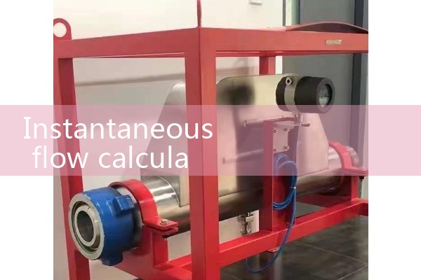 Instantaneous flow calculation formula